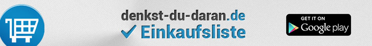 denkst-du-daran Einkaufsliste