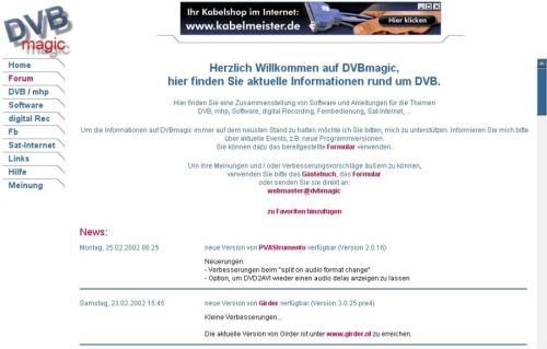 DVBmagic Version 1.1